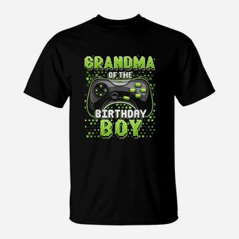 Grandma Of The Birthday Boy Matching Video Game Birthday T-Shirt | Crazezy CA