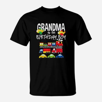 Grandma Of The Birthday Boy T-Shirt | Crazezy UK