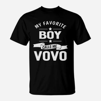 Graphic 365 My Favorite People Call Me Vovo Grandpa Gift T-Shirt | Crazezy