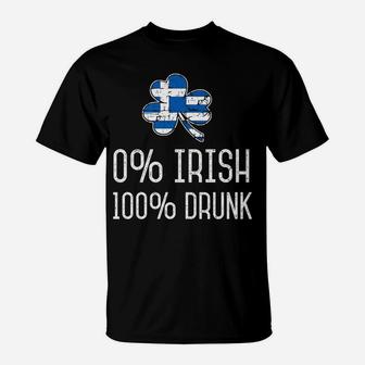 Greek Drinking 0 Irish St Patrick Day Womens T-Shirt | Crazezy UK