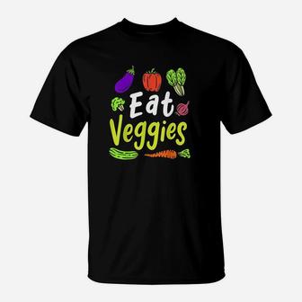 Green Grocer Vegan Vegetables Vegetarian Eat Veggies Gift T-Shirt | Crazezy DE