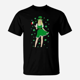Green Saint Patricks Day St Pattys Irish Shamrock Leprechaun T-Shirt - Monsterry AU