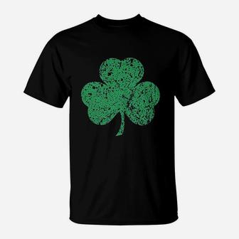 Green Three Leaf Clover St Patrick T-Shirt | Crazezy DE
