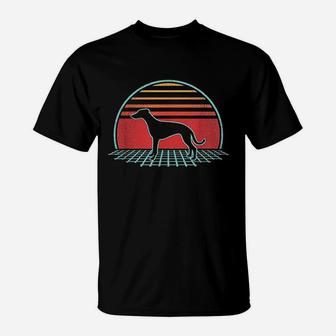 Greyhound Retro Vintage Dog Lover 80S Style T-Shirt | Crazezy CA