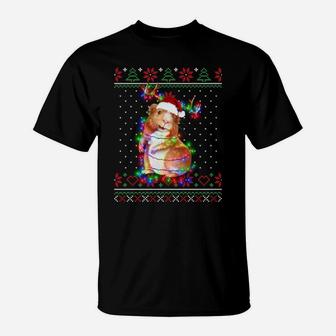Guinea Pig Animal Ugly Sweater Christmas Puppy Animal Lover T-Shirt | Crazezy AU