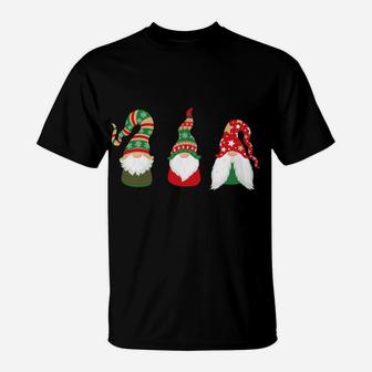 Hanging With My Gnomies Gift Funny Merry Christmas Gnome T-Shirt | Crazezy