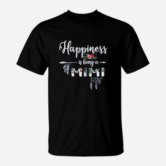 Happiness Is Being A Mimi T-Shirt | Crazezy DE
