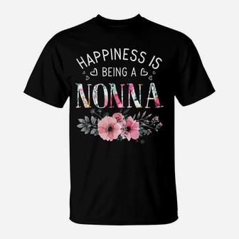 Happiness Is Being A Nonna Shirt Est Nonna Mother's Day T-Shirt | Crazezy