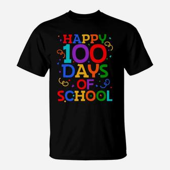 Happy 100 Days Of School - 100Th Day Of School Sweatshirt T-Shirt | Crazezy
