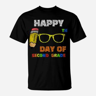 Happy 100Th Day Of 2Nd Grade Gift Shirt For Kids Or Teacher T-Shirt | Crazezy DE