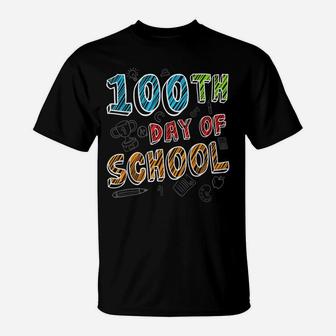 Happy 100Th Day Of School For Kids And Teachers T-Shirt | Crazezy CA