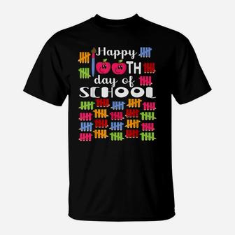 Happy 100Th Day Of School Kid Teacher Milestone Fun T-Shirt | Crazezy DE