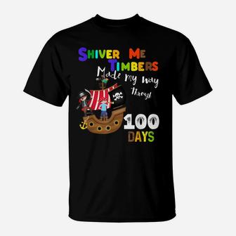 Happy 100Th Day Of School Shirt For Boys Girls Kids Teacher T-Shirt | Crazezy