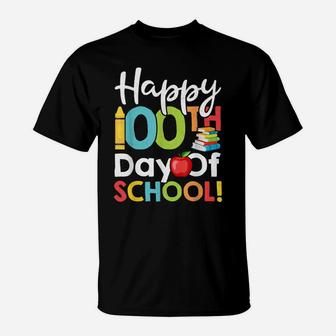 Happy 100Th Day Of School Shirt For Teacher Or Child T-Shirt | Crazezy