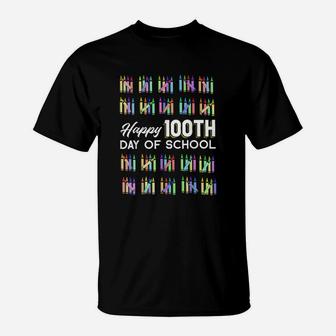 Happy 100th Day Of School Student Gift 100 Days Of School T-Shirt - Seseable