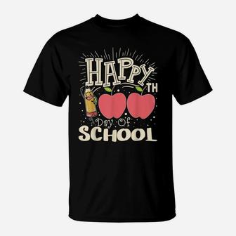 Happy 100Th Day Of School Teacher Gifts Teacher Child T-Shirt | Crazezy