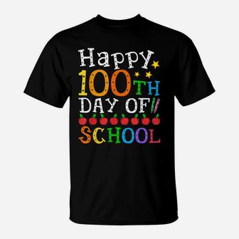 Happy 100Th Day Of School Teacher Or Student Fun T-Shirt | Crazezy