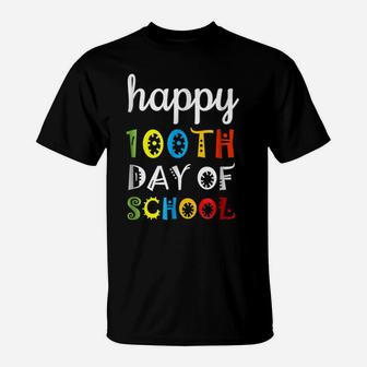Happy 100Th Day Of School Tshirt For Teacher Or Child T-Shirt | Crazezy