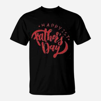 Happy 1St Fathers Day T-Shirt | Crazezy DE