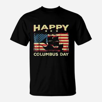 Happy Columbus Day Discovery Italian Explorer T-Shirt | Crazezy AU