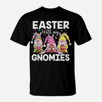 Happy Easter Gnomes With Bunny Ears Egg Hunting Easter Gnome T-Shirt | Crazezy