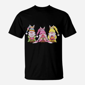 Happy Easter Gnomes With Bunny Ears Egg Hunting Easter Gnome T-Shirt | Crazezy CA