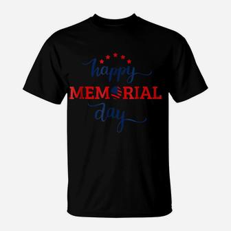 Happy Memorial Day - We Will Never Forget Gift T-Shirt | Crazezy UK