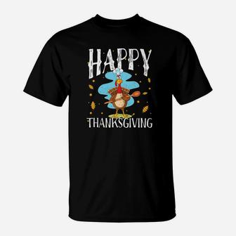 Happy Thanksgiving Turkey Day Gifts Boys Girls Kids T-Shirt - Seseable