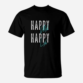 Happy Wife Happy Life T-Shirt | Crazezy