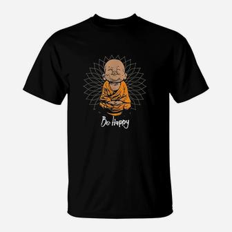 Happy Zen Little Baby Buddha T-Shirt | Crazezy DE