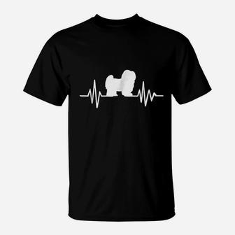 Havanese Heartbeat T-Shirt | Crazezy