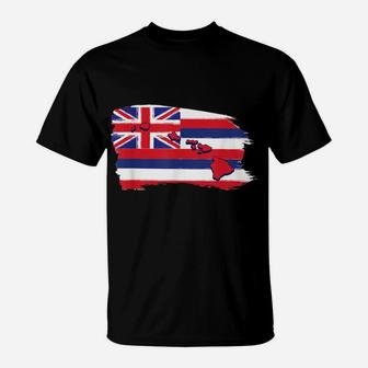Hawaii Hawaiian Flag Beach Aloha Summer Vacation Souvenir T-Shirt | Crazezy CA