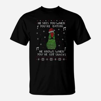 He See You When You're Eating T-Shirt - Monsterry DE
