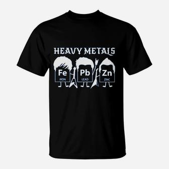 Heavy Metals Periodic Table Elements Printed T-Shirt | Crazezy UK