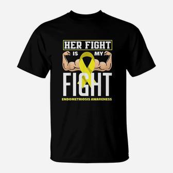 Her Fight Is My Fight Wife Daughter Awareness T-Shirt | Crazezy