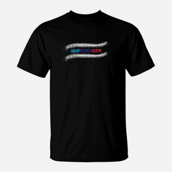 Herren Grafik T-Shirt Schwarz, Buntes Design Muster - Seseable