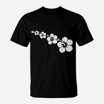 Hibiscus Hawaiian Style Tropical Flower Aloha Hawaii T-Shirt | Crazezy DE