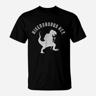 Hikeasaurus Rex Funny Dinosaur T Rex Hiking T-Shirt | Crazezy AU