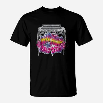 Hip Hop Ya Dont Stop Old School 80S 90S Boombox T-Shirt | Crazezy AU