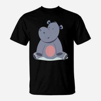Hippos Are My Spirit Animal Design For Hippopotamus Lover T-Shirt | Crazezy