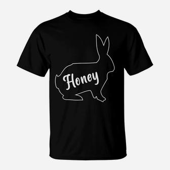 Honey Bunny Animal Lover Cute Easter Day T-Shirt | Crazezy AU