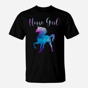 Horse Girl Love Equestrian Riding Ranch Owner Farmer Gift T-Shirt | Crazezy
