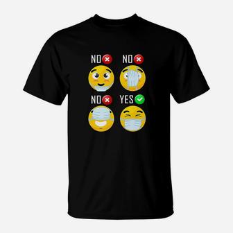 How To Wear A Funny Face Ma Sk T-Shirt | Crazezy