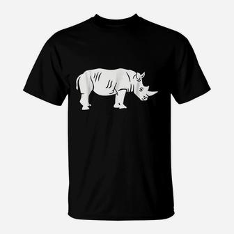 Huge Rhino T-Shirt | Crazezy
