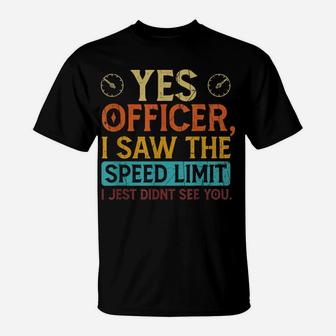 Humor Driver Police Mechanic Gifts Car Mechanics T-Shirt | Crazezy
