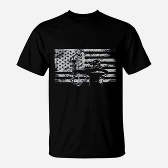 Hunting Archer American Flag T-Shirt - Thegiftio UK