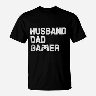Husband Dad Gamer T-Shirt - Thegiftio UK