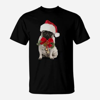 Hybrid Christmas Pug Long Sleeve T Shirt T-Shirt | Crazezy UK