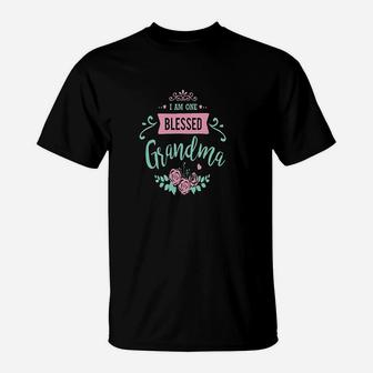I Am One Blessed Grandma T-Shirt | Crazezy UK