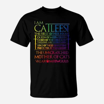 I Am The Catleesi Mother Of Cats Shirt - Funny Cat Shirt T-Shirt | Crazezy UK